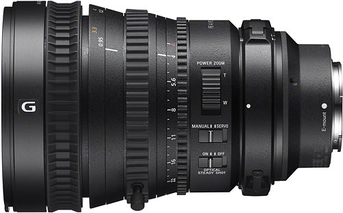 Sony - FE PZ 28-135mm f/4 G OSS Power Zoom Lens for Full-Frame, APS-C and Super 35 E-Mount Cameras - Black_1