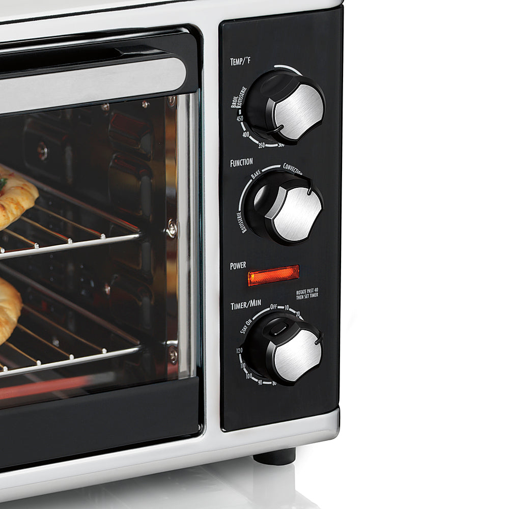 Hamilton Beach - Countertop Convection Oven - Black/Brushed Stainless Steel_2