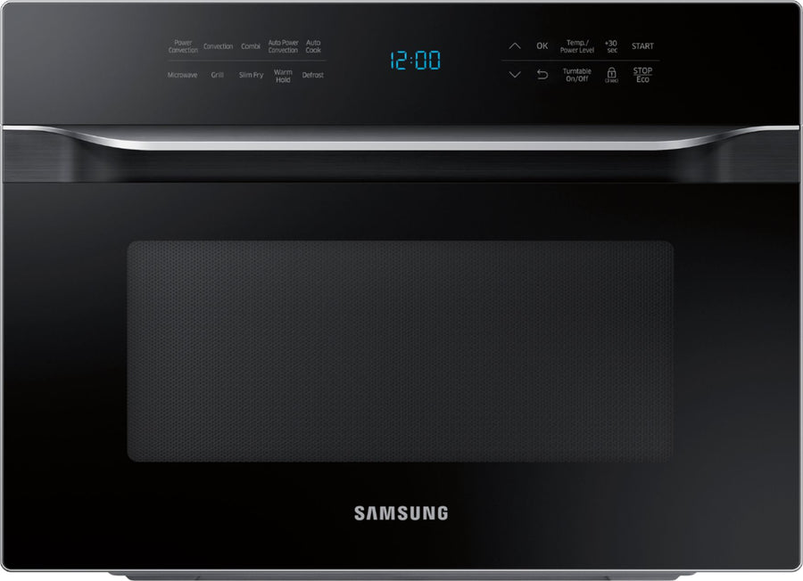 Samsung - 1.2 cu. ft. Countertop Convection Microwave with PowerGrill - Black_0