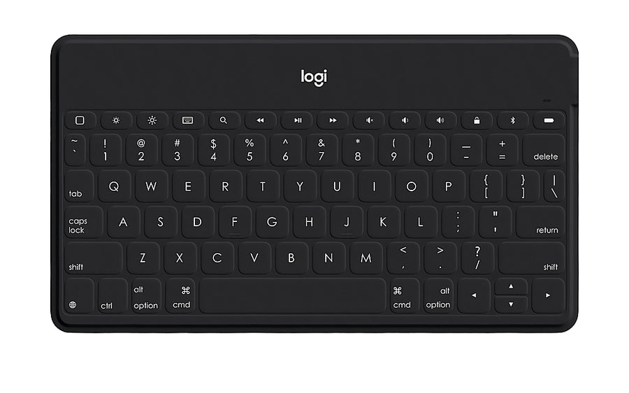 Logitech - Keys-To-Go Keyboard for iPhone, iPad, and Apple TV  with Durable Spill-Proof Design - Black_0