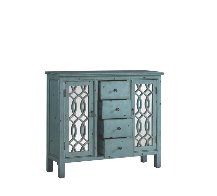4-drawer Accent Cabinet Antique Blue_2