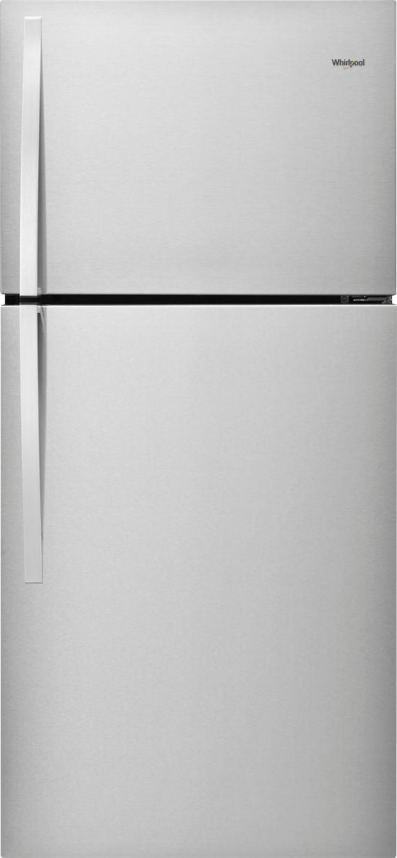 Whirlpool - 19.3 Cu. Ft. Top-Freezer Refrigerator - Monochromatic stainless steel_0