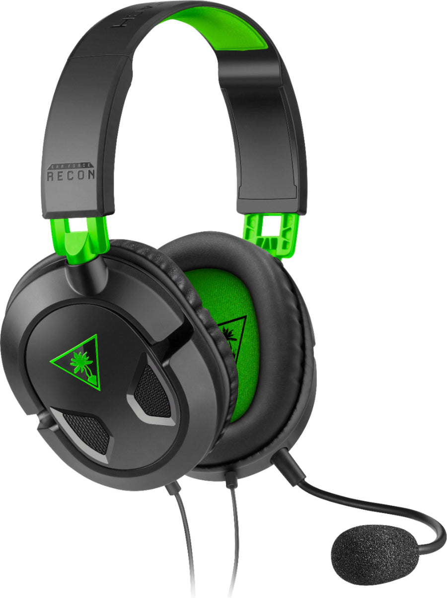 Turtle Beach - Recon 50X for Xbox Series X, Xbox Series S, Xbox One, PS5, PS4, PlayStation, Nintendo Switch, Mobile & PC with 3.5mm - Black/Green_0