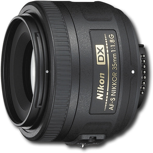 Nikon - AF-S DX NIKKOR 35mm f/1.8G Standard Lens - Black_0