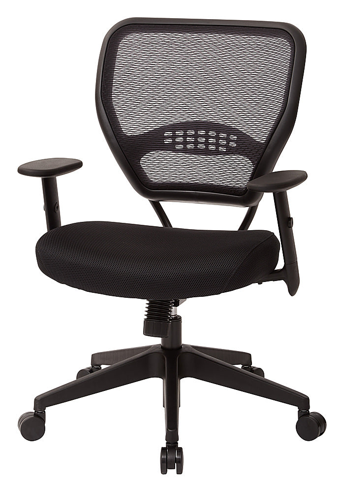 Office Star Products - Space Seating Mesh Fabric Manager Chair - Black_0