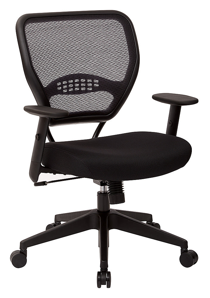 Office Star Products - Space Seating Mesh Fabric Manager Chair - Black_2