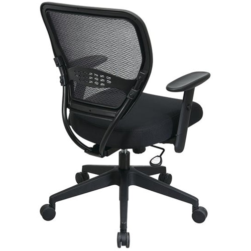 Office Star Products - Space Seating Mesh Fabric Manager Chair - Black_4