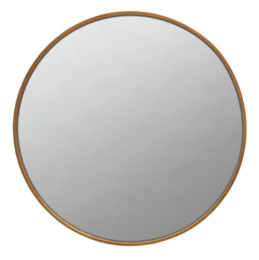 Round Mirror Brass_0