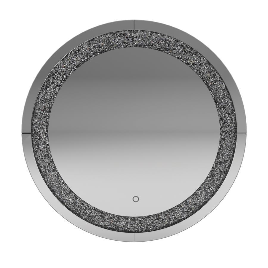 Round Wall Mirror Silver_2