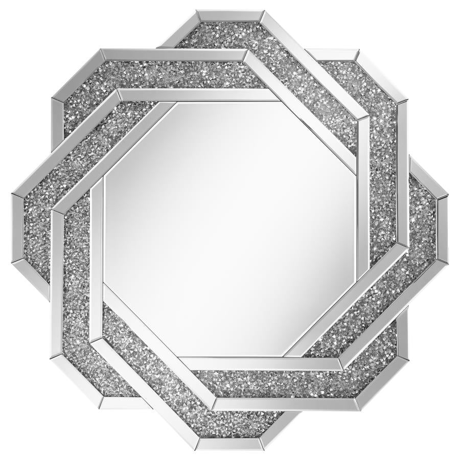 Wall Mirror with Braided Frame Dark Crystal_1