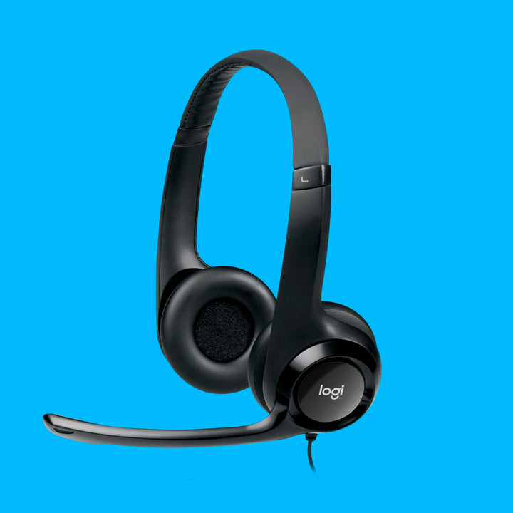 Logitech - H390 Wired USB Noise-Cancelling On-Ear Headset - Black_6
