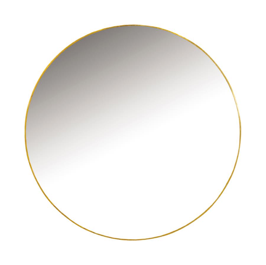 Round Wall Mirror Gold_0