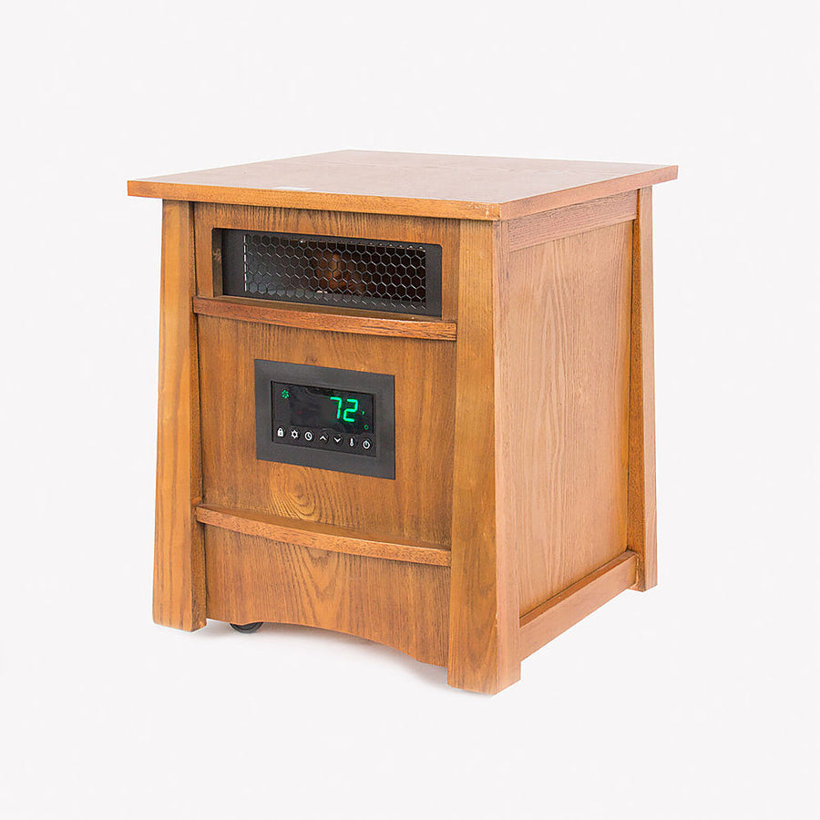 Lifesmart - 8 Element Ifrared Heater Wood Cabinet - Brown_0