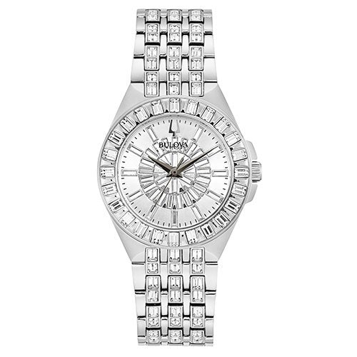Ladies Phantom Baguette Swarovski Crystal Watch_0