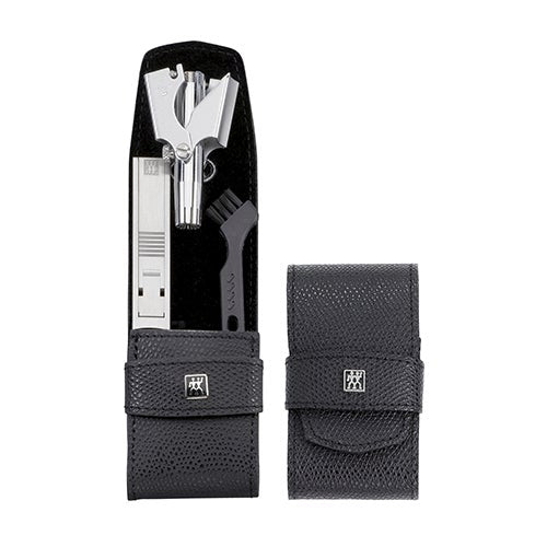 Twinox 4pc Grooming Set w/ Leather Case_0