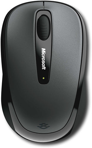 Microsoft - Wireless BlueTrack Ambidextrous Mobile Mouse 3500 - Loch Ness Gray_0