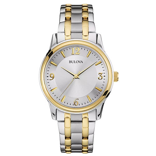 Men's Corporate Collection Gold & Silver-Tone Stainless Steel Watch, Silver Dial_0