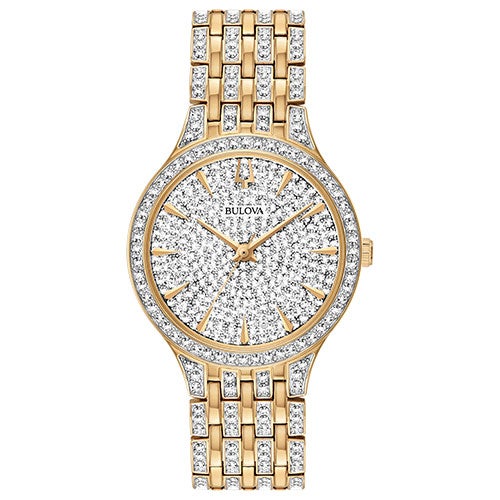 Ladies Phantom 2-Tone Swarovski Crystal Paved Watch_0