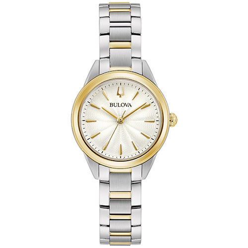 Ladies Sutton Classic Two-Tone Stainless Steel Watch White Dial_0