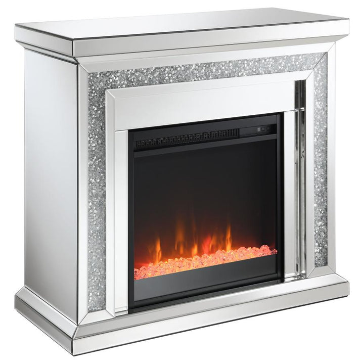 Rectangular Freestanding Fireplace Mirror_2