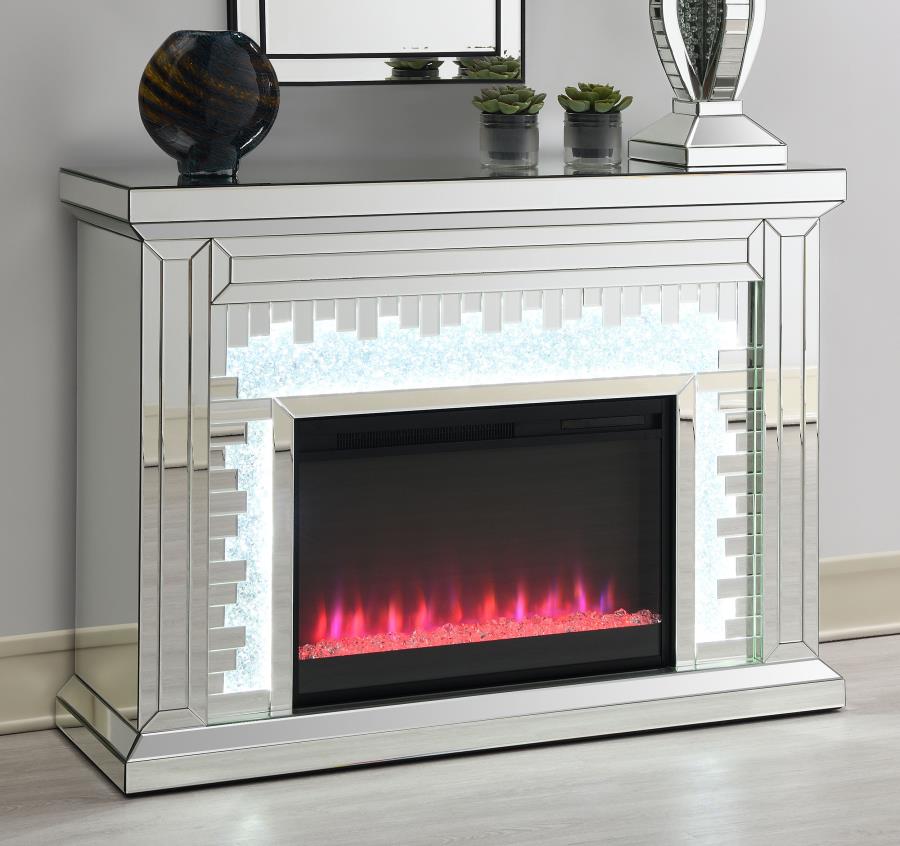 Rectangular Freestanding Fireplace Mirror_0