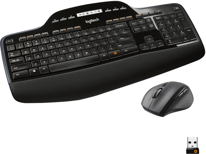 Logitech - MK710 Full-size Wireless Keyboard and Mouse Bundle for Windows with 3-Year Battery Life - Black_0