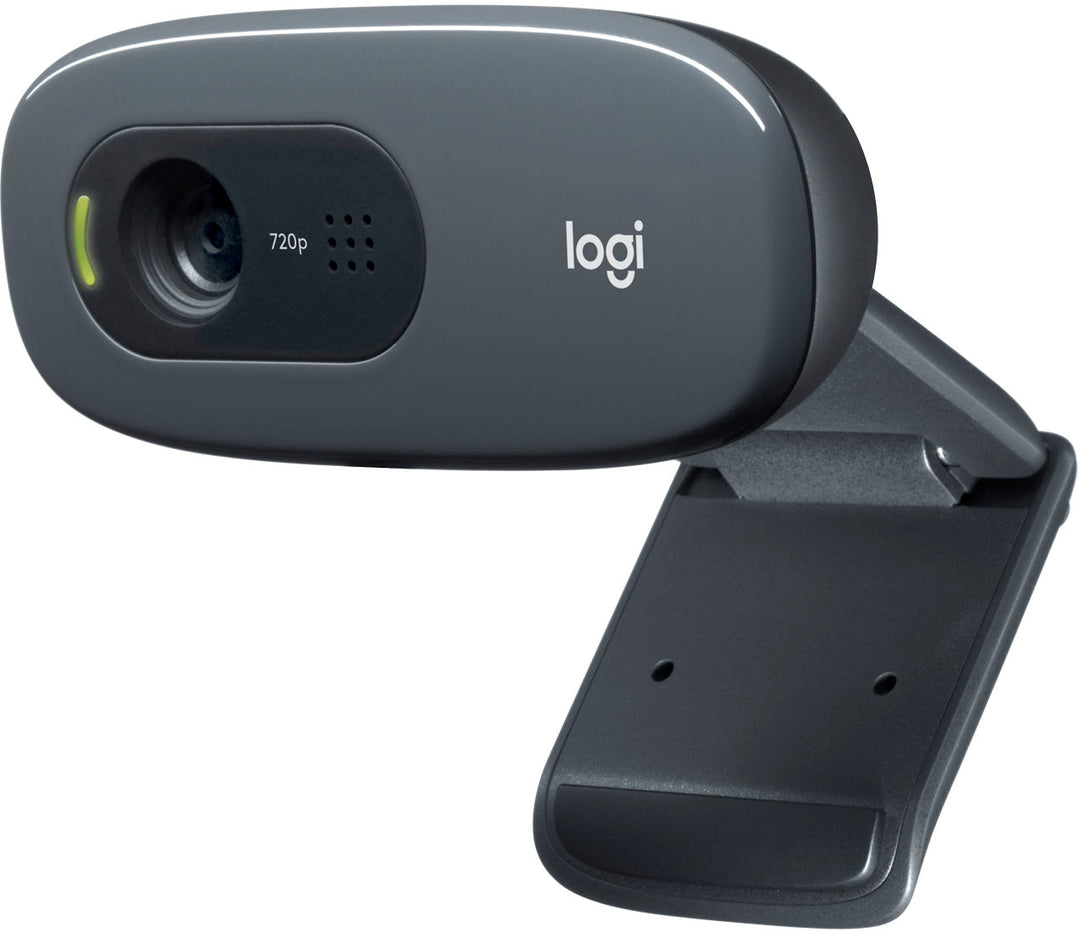 Logitech - C270 1280 x 720 Webcam with Noise-Reducing Mics - Black_0