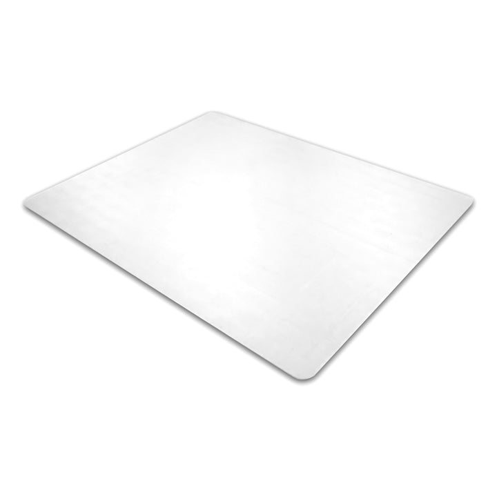 Floortex Eco-Friendly Anti-Slip Chair Mat Made from 50% Recycled Enhanced Polymer 30"x48" for Hard Floor & Carpet Tiles - Clear_0
