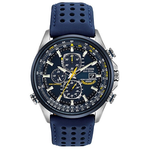 Mens Blue Angels Eco-Drive World Chronograph-AT Watch_0