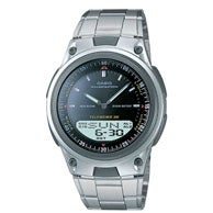 Unisex Analog/Digital Steel Watch Black Dial_0
