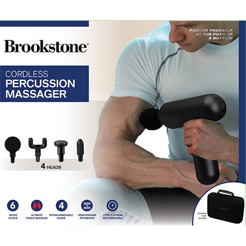 Cordless Handheld Deep Tissue Percussion Massager_0