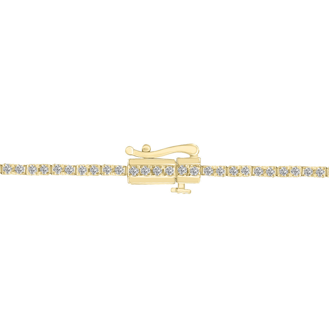 1ct tw LAB GROWN Diamond Bracelet in 14kt Yellow gold_3