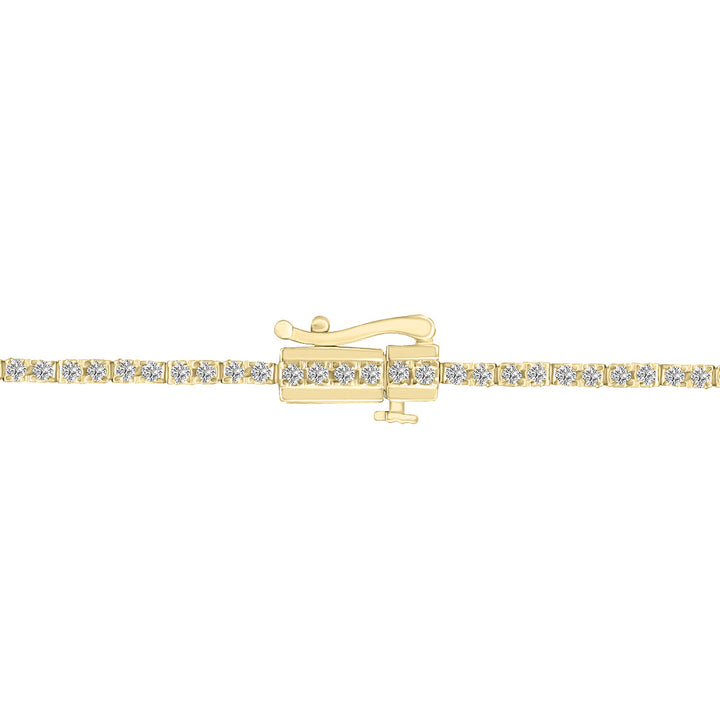 1ct tw LAB GROWN Diamond Bracelet in 14kt Yellow gold_3