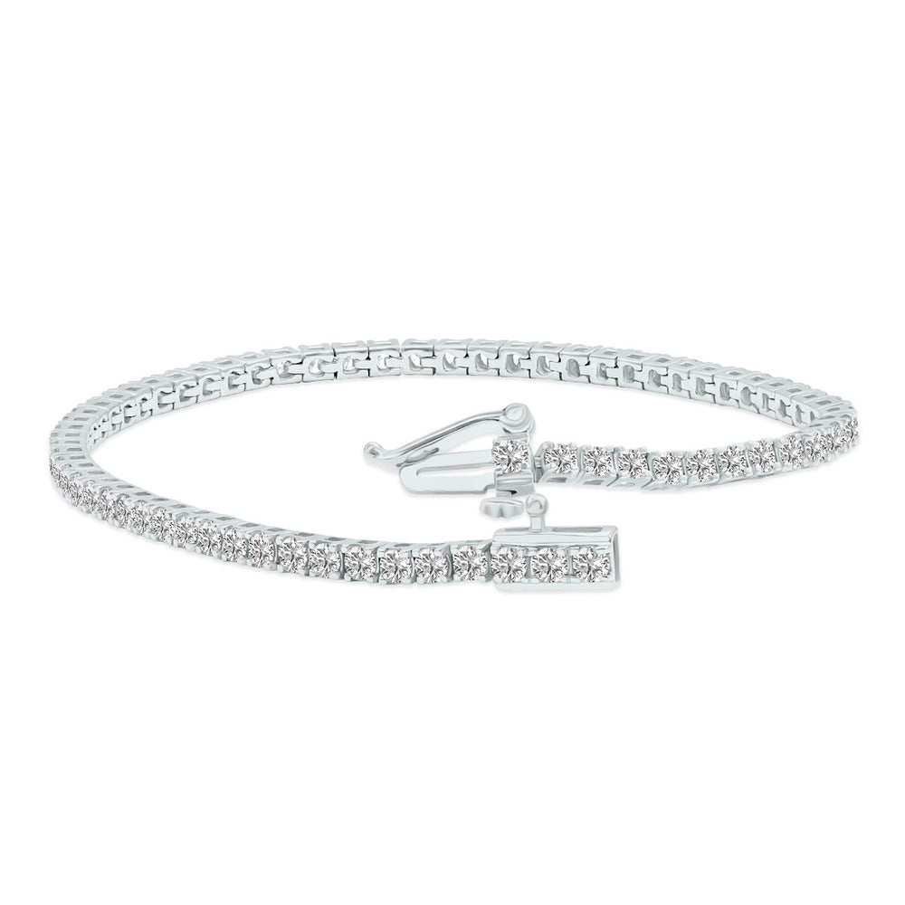 3ct tw LAB GROWN Diamond Bracelet in 14kt White gold_1