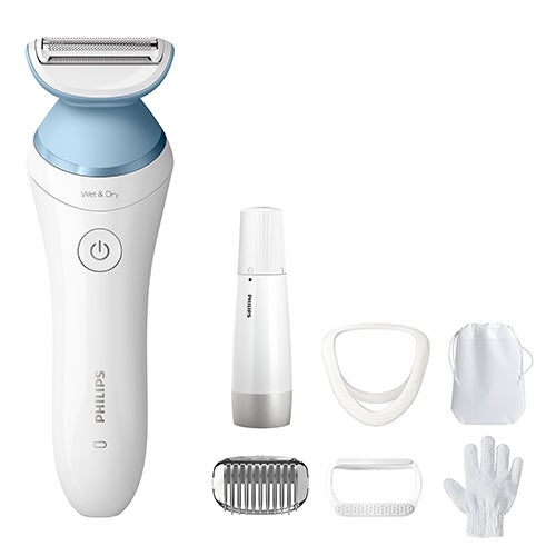 Lady Shaver Series 8000 Cordless Wet & Dry Shaver w/ Facial Hair Remover_0