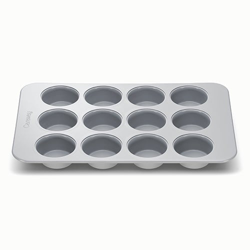 12 Cup Nonstick Ceramic Muffin Pan, Gray_0