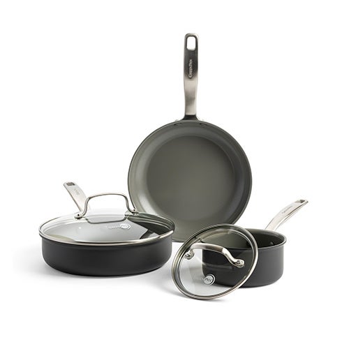 Chatham 5pc Ceramic Nonstick Cookware Set Gray_0
