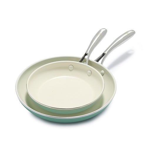 Artisan Healthy Ceramic Nonstick 2pc Fry Pan Set Turquoise_0