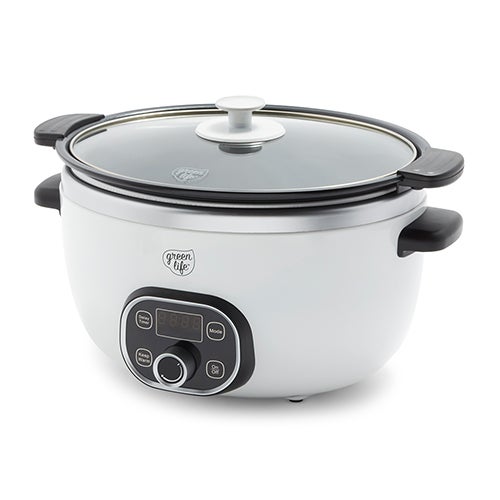 Healthy Cook Duo 6qt Nonstick Slow Cooker White_0
