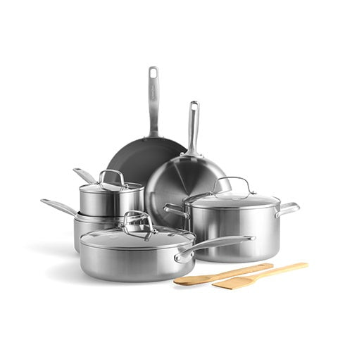 Chatham 12pc Tri-Ply Stainless Steel Nonstick Cookware Set_0