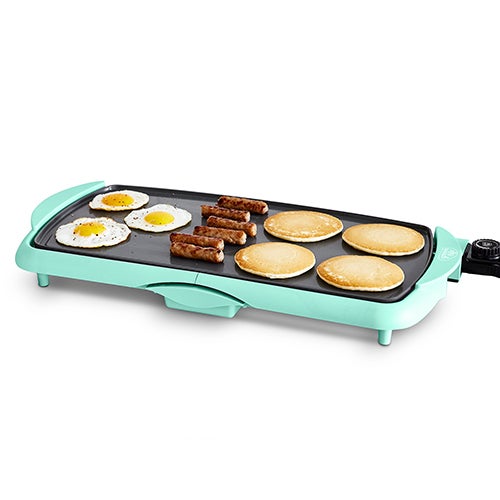 Healthy Nonstick XL Electric Griddle, Turquoise_0