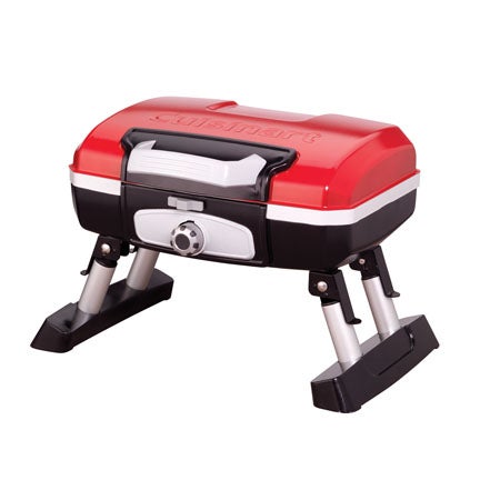 Portable Tabletop Gas Grill Red_0