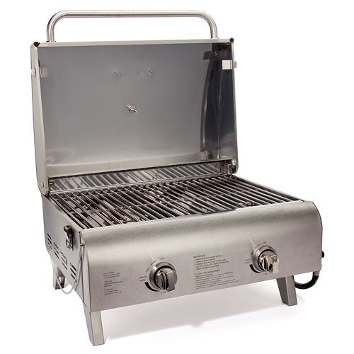 Chefs Style Stainless Tabletop Gas Grill_0