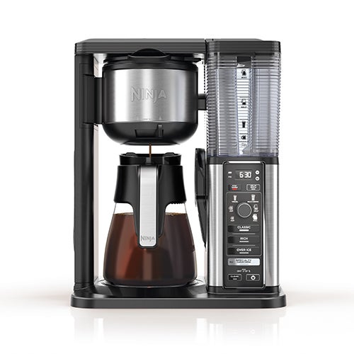 Specialty Coffeemaker w/ Fold-Away Frother & Glass Carafe_0