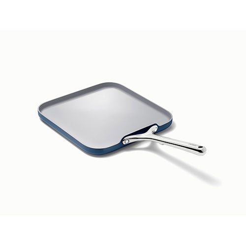 11" Square Flat Griddle Pan, Navy_0