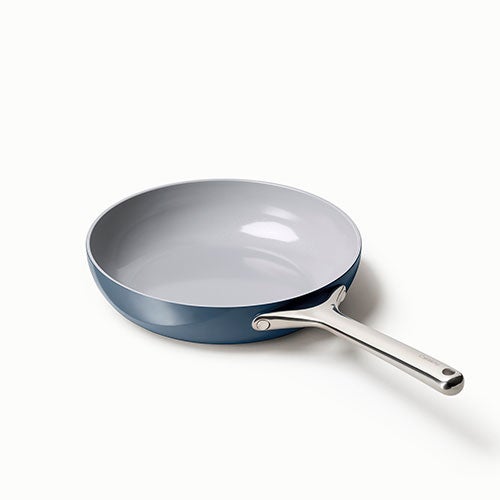 10.5" Nonstick Ceramic Fry Pan, Navy_0