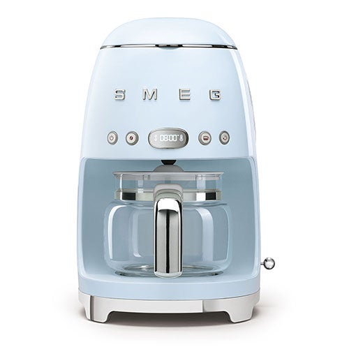 50's Retro-Style 10 Cup Drip Filter Coffee Machine, Pastel Blue_0