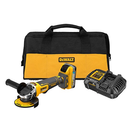 20V MAX XR 4.5" Small Angle Grinder Kit w/ 5.0Ah POWERSTACK Battery_0
