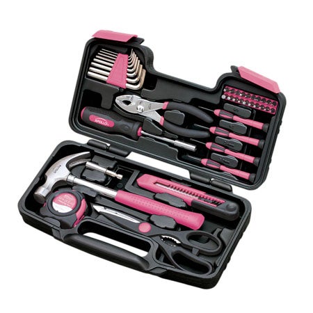 39pc General Tool Kit Pink_0