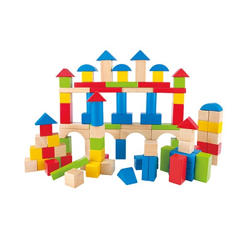 100pc Build Up & Away Blocks, Ages 12+ Months_0